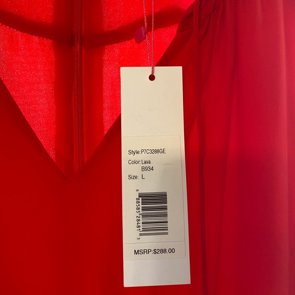 PARKER MATILDA RED DRESS - Picture 4 of 7